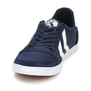 Hummel – SLIMMER STADIL LOW Marine Meilleur Prix Garanti 12