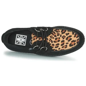 TUK – LOW FLEX ROUND TOE CREEPER Noir / Leopard Réductions 18