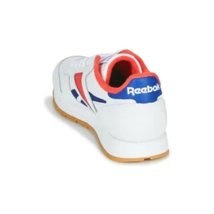 mode pas chere Reebok Classic – CL LEATHER MARK Gris / Blanc / Rouge 16