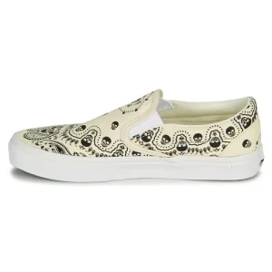 Vans – Classic Slip-On Beige / Noir marque pas cher en ligne 14