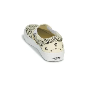 Vans – Classic Slip-On Beige / Noir marque pas cher en ligne 16