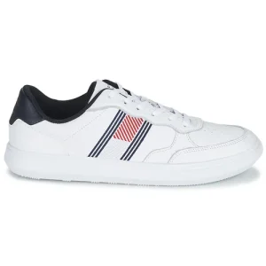 Tommy Hilfiger – ESSENTIAL LEATHER CUPSOLE EVO Blanc achetez pas cher 10