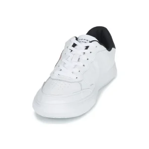 Tommy Hilfiger – ESSENTIAL LEATHER CUPSOLE EVO Blanc achetez pas cher 12