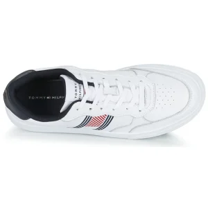 Tommy Hilfiger – ESSENTIAL LEATHER CUPSOLE EVO Blanc achetez pas cher 18