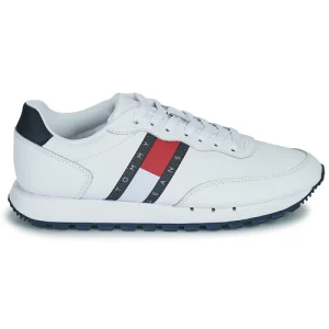 Tommy Jeans – TOMMY JEANS LEATHER RUNNER Blanc boutique 10