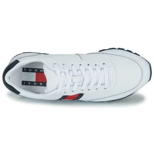 Tommy Jeans – TOMMY JEANS LEATHER RUNNER Blanc boutique 18
