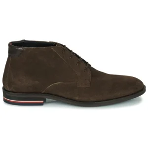 qualité d’originales Tommy Hilfiger – Signature Hilfiger Suede Boot Marron 10