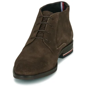 qualité d’originales Tommy Hilfiger – Signature Hilfiger Suede Boot Marron 12