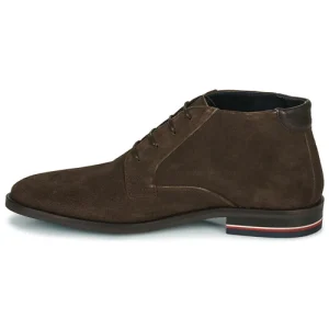 qualité d’originales Tommy Hilfiger – Signature Hilfiger Suede Boot Marron 14