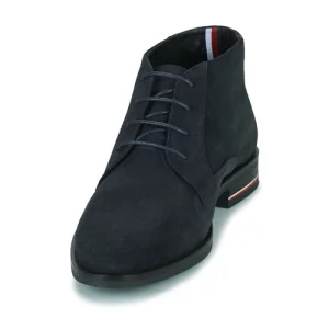 Tommy Hilfiger – Signature Hilfiger Suede Boot Marine garantie de qualité 12