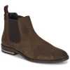 Achat Tommy Hilfiger – Signature Hilfiger Suede Chelsea Marron 20