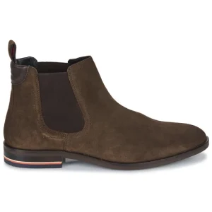Achat Tommy Hilfiger – Signature Hilfiger Suede Chelsea Marron 10