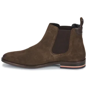 Achat Tommy Hilfiger – Signature Hilfiger Suede Chelsea Marron 14