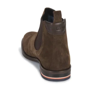 Achat Tommy Hilfiger – Signature Hilfiger Suede Chelsea Marron 16