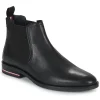 Tommy Hilfiger – Signature Hilfiger Lth Chelsea Noir site soldes 20