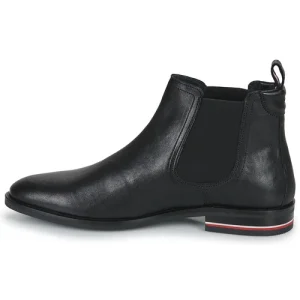 Tommy Hilfiger – Signature Hilfiger Lth Chelsea Noir site soldes 14