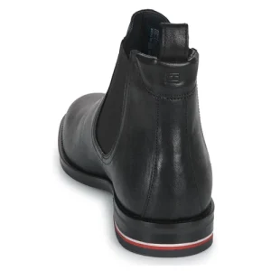 Tommy Hilfiger – Signature Hilfiger Lth Chelsea Noir site soldes 16