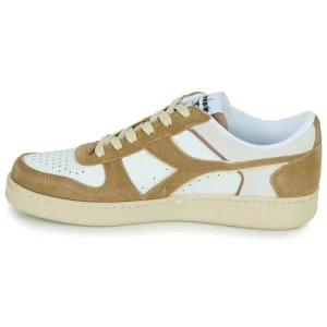 boutique en ligne Diadora – MAGIC BASKET LOW SUEDE LEATHER Blanc / Beige 14