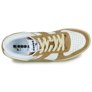 boutique en ligne Diadora – MAGIC BASKET LOW SUEDE LEATHER Blanc / Beige 18