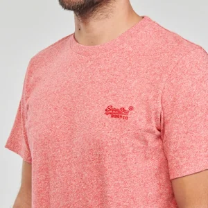 Vêtements Homme Superdry – VINTAGE LOGO EMB TEE Rouge économies garanties 15