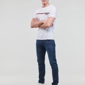 à prix promos Vêtements Homme Jack & Jones – JJATLAS TEE SS CREW NECK Blanc 11
