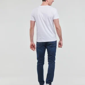 à prix promos Vêtements Homme Jack & Jones – JJATLAS TEE SS CREW NECK Blanc 13