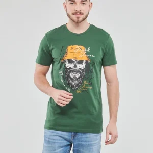 Vêtements Homme Jack & Jones – JORROXBURY TEE SS CREW NECK Vert Vente 9
