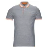 Vêtements Homme Jack & Jones – JJEPAULOS POLO SS Gris outlet soldes 19
