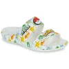 achat pas cher Crocs – CLASSIC CROCS POKEMON SANDAL Blanc / Multi 20