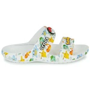 achat pas cher Crocs – CLASSIC CROCS POKEMON SANDAL Blanc / Multi 10