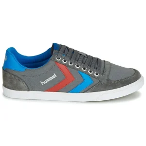 en solde Hummel – SLIMMER STADIL LOW Gris / Bleu / Rouge 10