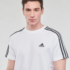 Vêtements Homme Adidas Sportswear – 3S SJ T Blanc à prix réduits 15