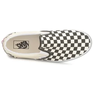 Vans – CLASSIC SLIP-ON Noir / Blanc soldes officiel 18