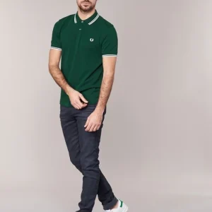 Vêtements Homme Fred Perry – THE FRED PERRY SHIRT Vert Service Clients Dédié 12