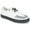 TUK – CREEPERS SNEAKERS Blanc / Noir Top ventes 20