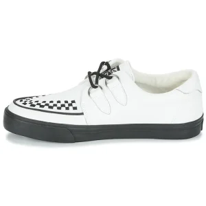 TUK – CREEPERS SNEAKERS Blanc / Noir Top ventes 14